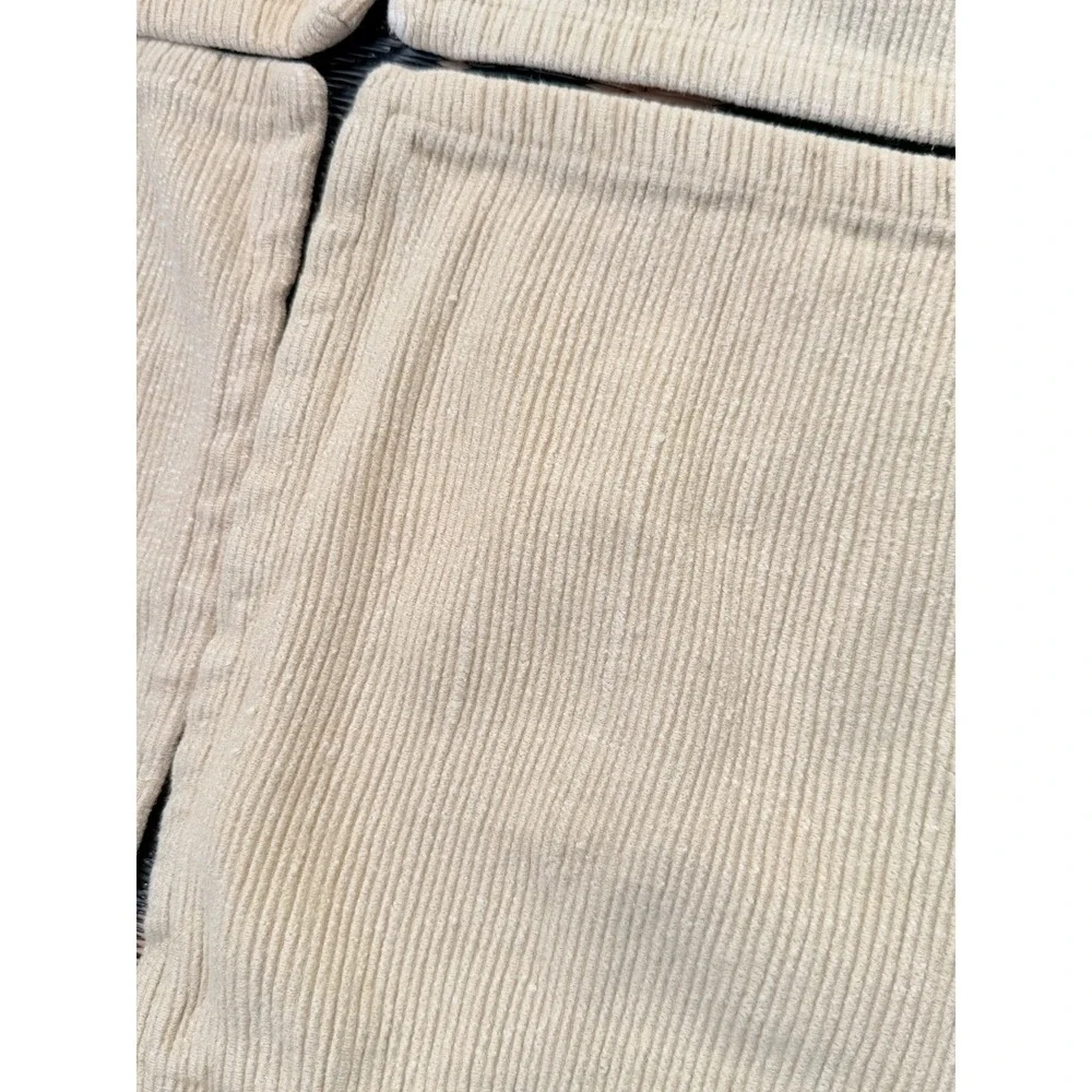Pier 1 Imports Agra Rib Khaki Placemats Set 4 Vintage Cotton Rayon Ribbed 13x19